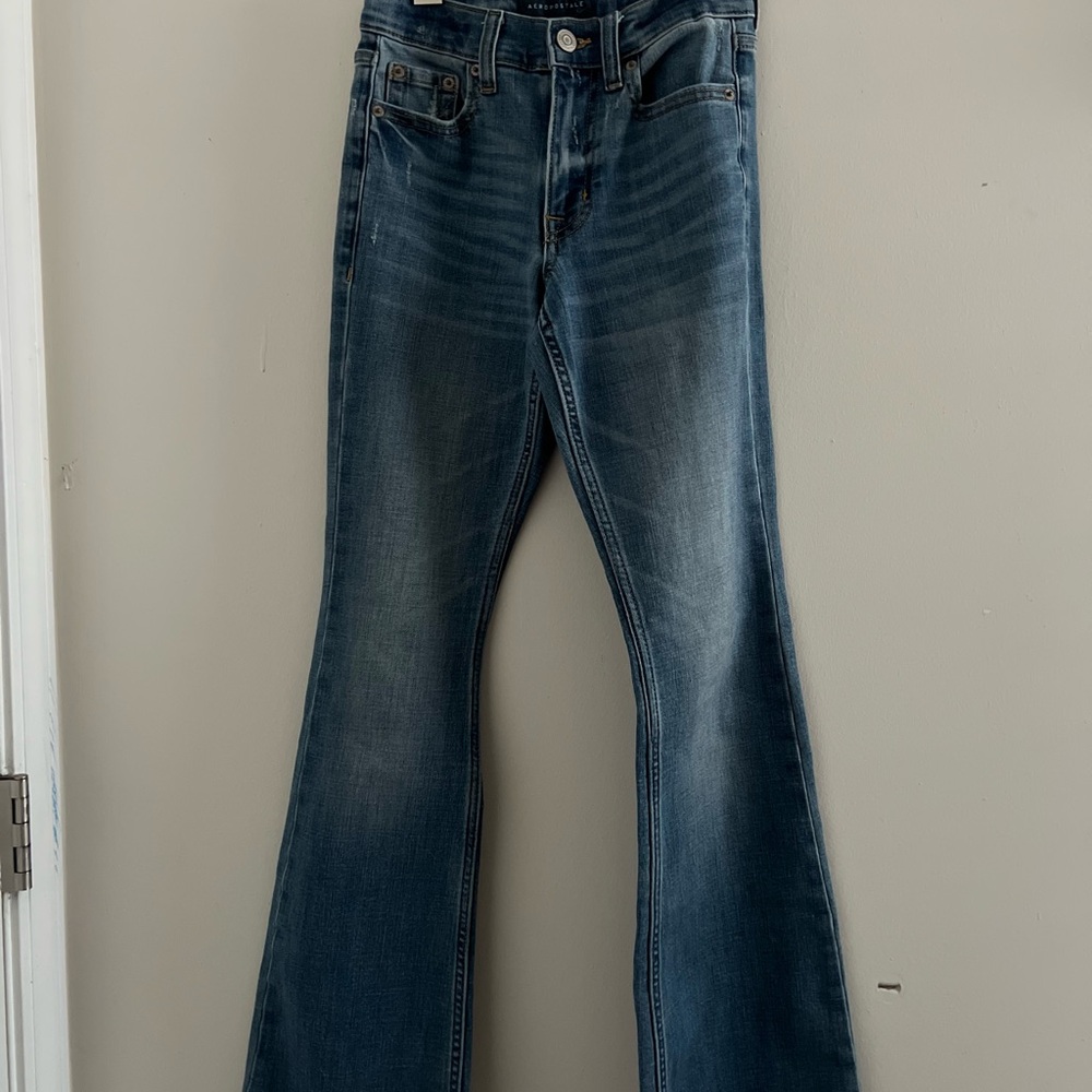 Aeropostale High Rise Flare Jeans 00